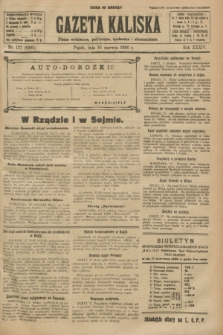 Gazeta Kaliska : pismo codzienne, polityczne, społeczne i ekonomiczne. R.34, nr 137 (18 czerwca 1926) = nr 8365