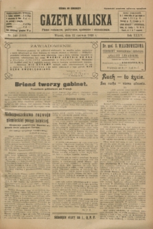 Gazeta Kaliska : pismo codzienne, polityczne, społeczne i ekonomiczne. R.34, nr 140 (22 czerwca 1926) = nr 8368