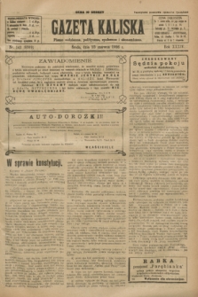 Gazeta Kaliska : pismo codzienne, polityczne, społeczne i ekonomiczne. R.34, nr 141 (23 czerwca 1926) = nr 8369