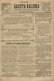 Gazeta Kaliska : pismo codzienne, polityczne, społeczne i ekonomiczne. R.34, nr 143 (25 czerwca 1926) = nr 8371