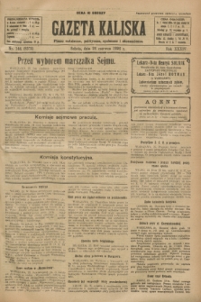 Gazeta Kaliska : pismo codzienne, polityczne, społeczne i ekonomiczne. R.34, nr 144 (26 czerwca 1926) = nr 8372
