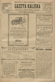 Gazeta Kaliska : pismo codzienne, polityczne, społeczne i ekonomiczne. R.34, nr 145 (27 czerwca 1926) = nr 8373