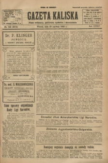 Gazeta Kaliska : pismo codzienne, polityczne, społeczne i ekonomiczne. R.34, nr 146 (29 czerwca 1926) = nr 8374