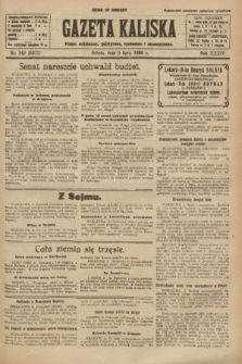 Gazeta Kaliska : pismo codzienne, polityczne, społeczne i ekonomiczne. R.34, nr 149 (3 lipca 1926) = nr 8377