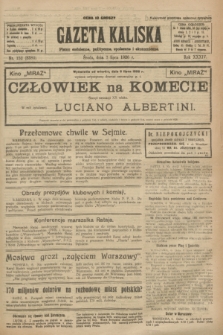 Gazeta Kaliska : pismo codzienne, polityczne, społeczne i ekonomiczne. R.34, nr 152 (7 lipca 1926) = nr 8380