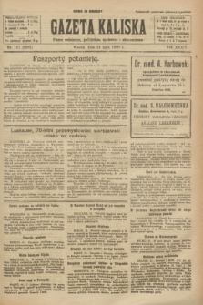 Gazeta Kaliska : pismo codzienne, polityczne, społeczne i ekonomiczne. R.34, nr 157 (13 lipca 1926) = nr 8385