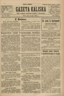 Gazeta Kaliska : pismo codzienne, polityczne, społeczne i ekonomiczne. R.34, nr 158 (14 lipca 1926) = nr 8386