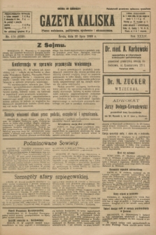 Gazeta Kaliska : pismo codzienne, polityczne, społeczne i ekonomiczne. R.34, nr 170 (28 lipca 1926) = nr 8398