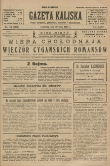 Gazeta Kaliska : pismo codzienne, polityczne, społeczne i ekonomiczne. R.34, nr 171 (29 lipca 1926) = nr 8399
