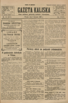 Gazeta Kaliska : pismo codzienne, polityczne, społeczne i ekonomiczne. R.34, nr 175 (3 sierpnia 1926) = nr 8403