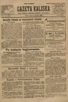 Gazeta Kaliska : pismo codzienne, polityczne, społeczne i ekonomiczne. R.34, nr 182 (11 sierpnia 1926) = nr 8410