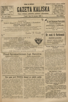 Gazeta Kaliska : pismo codzienne, polityczne, społeczne i ekonomiczne. R.34, nr 190 (20 sierpnia 1926) = nr 8418