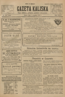 Gazeta Kaliska : pismo codzienne, polityczne, społeczne i ekonomiczne. R.34, nr 200 (1 września 1926) = nr 8428