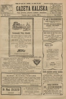 Gazeta Kaliska : pismo codzienne, polityczne, społeczne i ekonomiczne. R.34, nr 204 (5 września 1926) = nr 8432