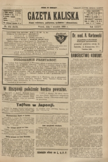 Gazeta Kaliska : pismo codzienne, polityczne, społeczne i ekonomiczne. R.34, nr 205 (7 września 1926) = nr 8433