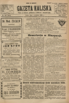 Gazeta Kaliska : pismo codzienne, polityczne, społeczne i ekonomiczne. R.34, nr 206 (8 września 1926) = nr 8434
