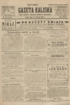 Gazeta Kaliska : pismo codzienne, polityczne, społeczne i ekonomiczne. R.34, nr 212 (15 września 1926) = nr 8440