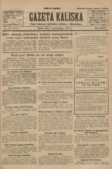 Gazeta Kaliska : pismo codzienne, polityczne, społeczne i ekonomiczne. R.34, nr 227 (2 października 1926) = nr 8455