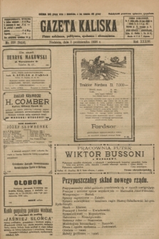 Gazeta Kaliska : pismo codzienne, polityczne, społeczne i ekonomiczne. R.34, nr 228 (3 października 1926) = nr 8456