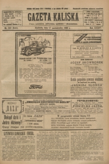 Gazeta Kaliska : pismo codzienne, polityczne, społeczne i ekonomiczne. R.34, nr 240 (17 października 1926) = nr 8468