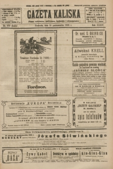 Gazeta Kaliska : pismo codzienne, polityczne, społeczne i ekonomiczne. R.34, nr 252 (31 października 1926) = nr 8480