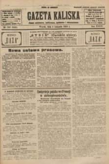 Gazeta Kaliska : pismo codzienne, polityczne, społeczne i ekonomiczne. R.34, nr 258 (9 listopada 1926) = nr 8486