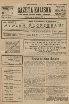 Gazeta Kaliska : pismo codzienne, polityczne, społeczne i ekonomiczne. R.34, nr 262 (13 listopada 1926) = nr 8490