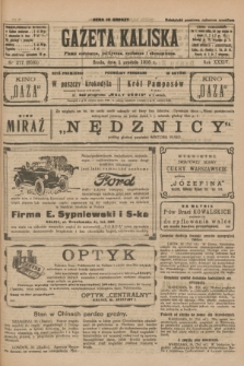Gazeta Kaliska : pismo codzienne, polityczne, społeczne i ekonomiczne. R.34, nr 277 (1 grudnia 1926) = nr 8505