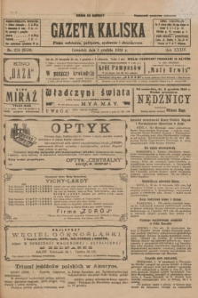 Gazeta Kaliska : pismo codzienne, polityczne, społeczne i ekonomiczne. R.34, nr 278 (2 grudnia 1926) = nr 8506