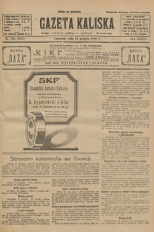 Gazeta Kaliska : pismo codzienne, polityczne, społeczne i ekonomiczne. R.34, nr 289 (16 grudnia 1926) = nr 8517
