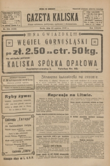 Gazeta Kaliska : pismo codzienne, polityczne, społeczne i ekonomiczne. R.34, nr 294 (22 grudnia 1926) = nr 8522