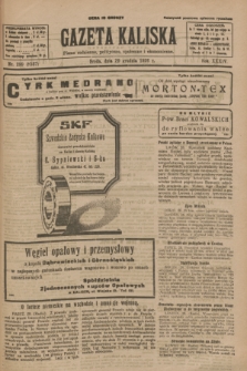 Gazeta Kaliska : pismo codzienne, polityczne, społeczne i ekonomiczne. R.34, nr 299 (29 grudnia 1926) = nr 8527