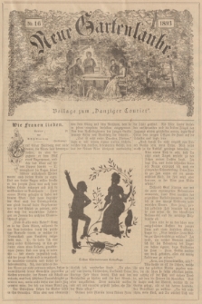 Neue Gartenlaube : Beilage zum „Danziger Courier”. 1893, № 16 ([16 April])
