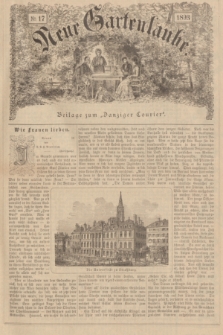 Neue Gartenlaube : Beilage zum „Danziger Courier”. 1893, № 17 ([23 April])