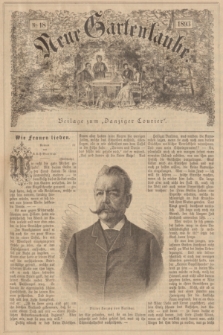 Neue Gartenlaube : Beilage zum „Danziger Courier”. 1893, № 18 ([30 April])