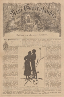 Neue Gartenlaube : Beilage zum „Danziger Courier”. 1893, № 23 ([4 Juni])