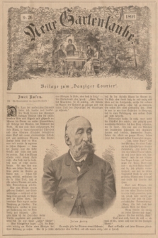 Neue Gartenlaube : Beilage zum „Danziger Courier”. 1893, № 26 ([25 Juni])