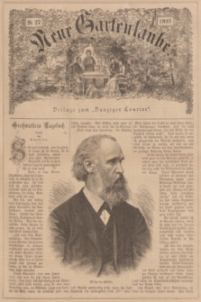 Neue Gartenlaube : Beilage zum „Danziger Courier”. 1893, № 27 ([2 Juli])