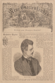 Neue Gartenlaube : Beilage zum „Danziger Courier”. 1893, № 29 ([16 Juli])