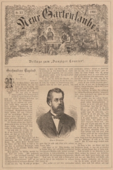 Neue Gartenlaube : Beilage zum „Danziger Courier”. 1893, № 33 ([13 August])