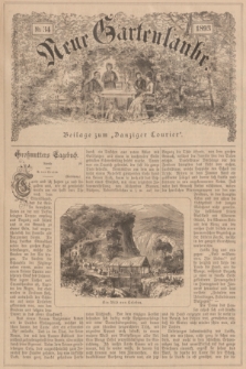 Neue Gartenlaube : Beilage zum „Danziger Courier”. 1893, № 34 ([20 August])