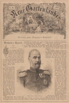 Neue Gartenlaube : Beilage zum „Danziger Courier”. 1893, № 35 ([27 August])
