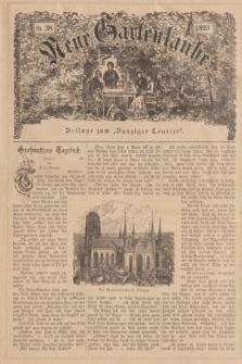 Neue Gartenlaube : Beilage zum „Danziger Courier”. 1893, № 38 ([17 September])