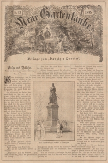 Neue Gartenlaube : Beilage zum „Danziger Courier”. 1895, № 33 ([18 August])