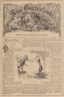 Neue Gartenlaube : Beilage zum „Danziger Courier”. 1895, № 37 ([15 September])
