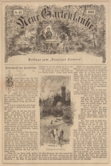 Neue Gartenlaube : Beilage zum „Danziger Courier”. 1895, № 41 ([13 Oktober])