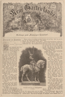 Neue Gartenlaube : Beilage zum „Danziger Courier”. 1895, № 47 ([24 November])