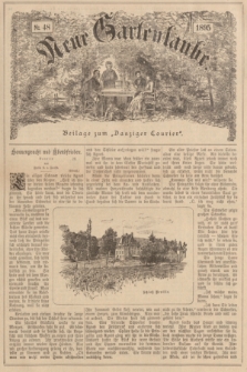 Neue Gartenlaube : Beilage zum „Danziger Courier”. 1895, № 48 ([1 Dezember])