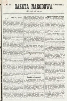 Gazeta Narodowa (wydanie wieczorne). 1870, nr 231