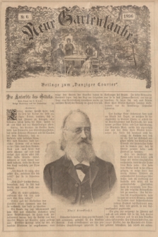 Neue Gartenlaube : Beilage zum „Danziger Courier”. 1896, № 6 ([9 Februar])